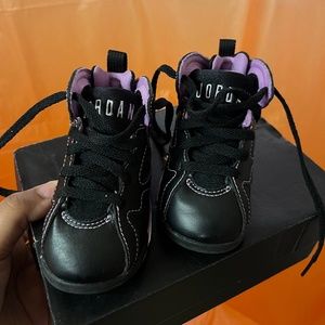 Infant/toddler Jordan 7s "BARELY GRAPE" | 5c